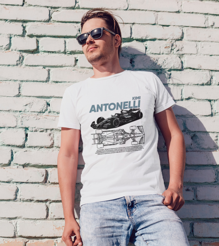 Kimi Antonelli Motorsport Fan Rising Star Formula One Racing Enthusiast T-Shirt