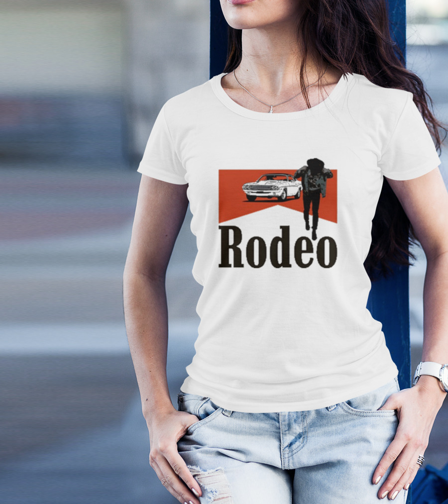 Johnny Stimson Rodeo Car Silhouette T-Shirt