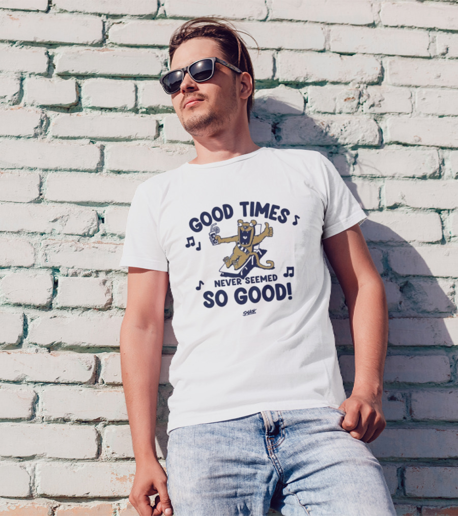 Penn State Nittany Lions Good Times Never Seemed So Good Mascot Lounge Chair Thumbs Up T-Shirt