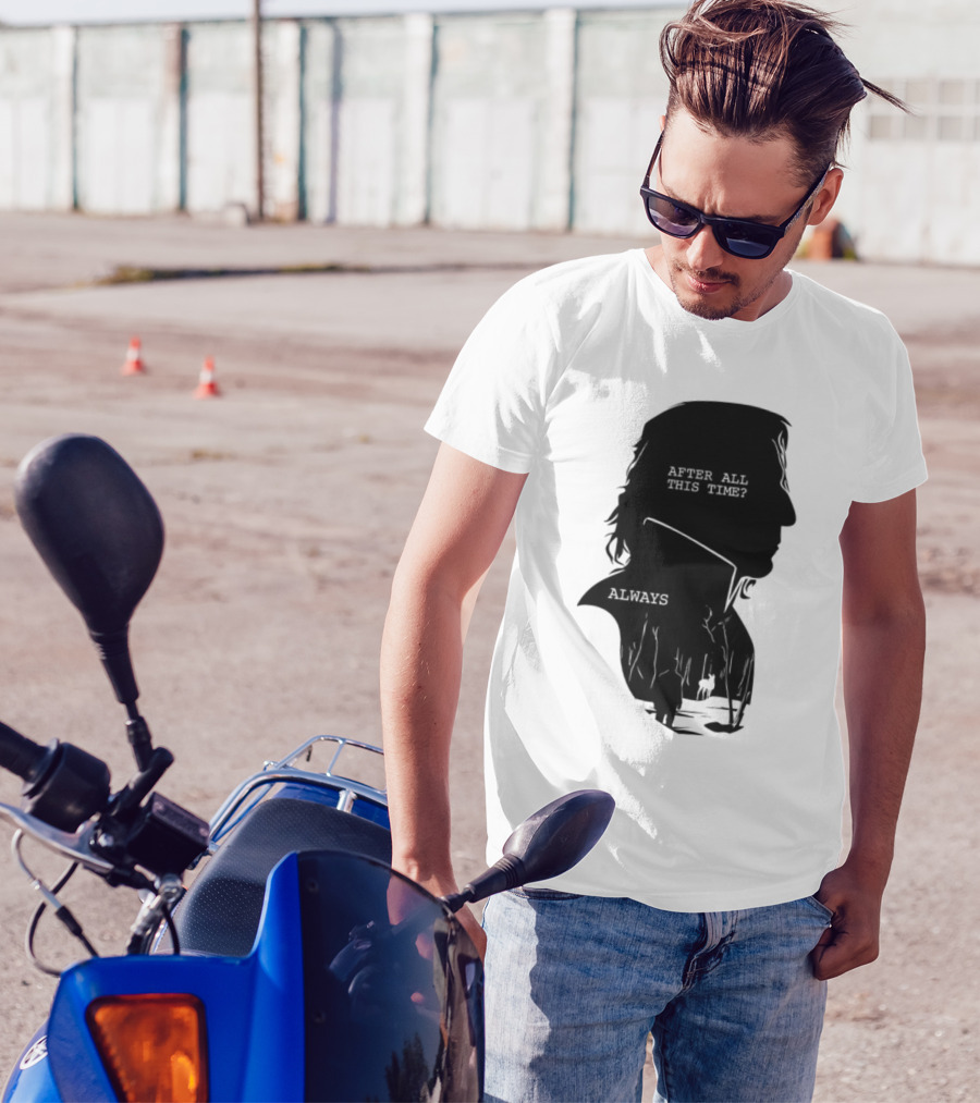 Alan Rickman Always After All This Time Silhouette T-Shirt