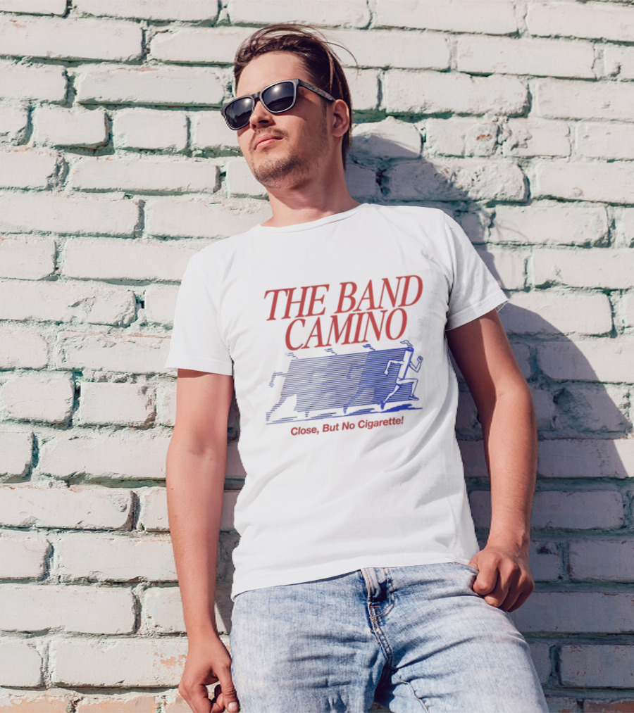 The Band Camino Close But No Cigarette Running Figures T-Shirt