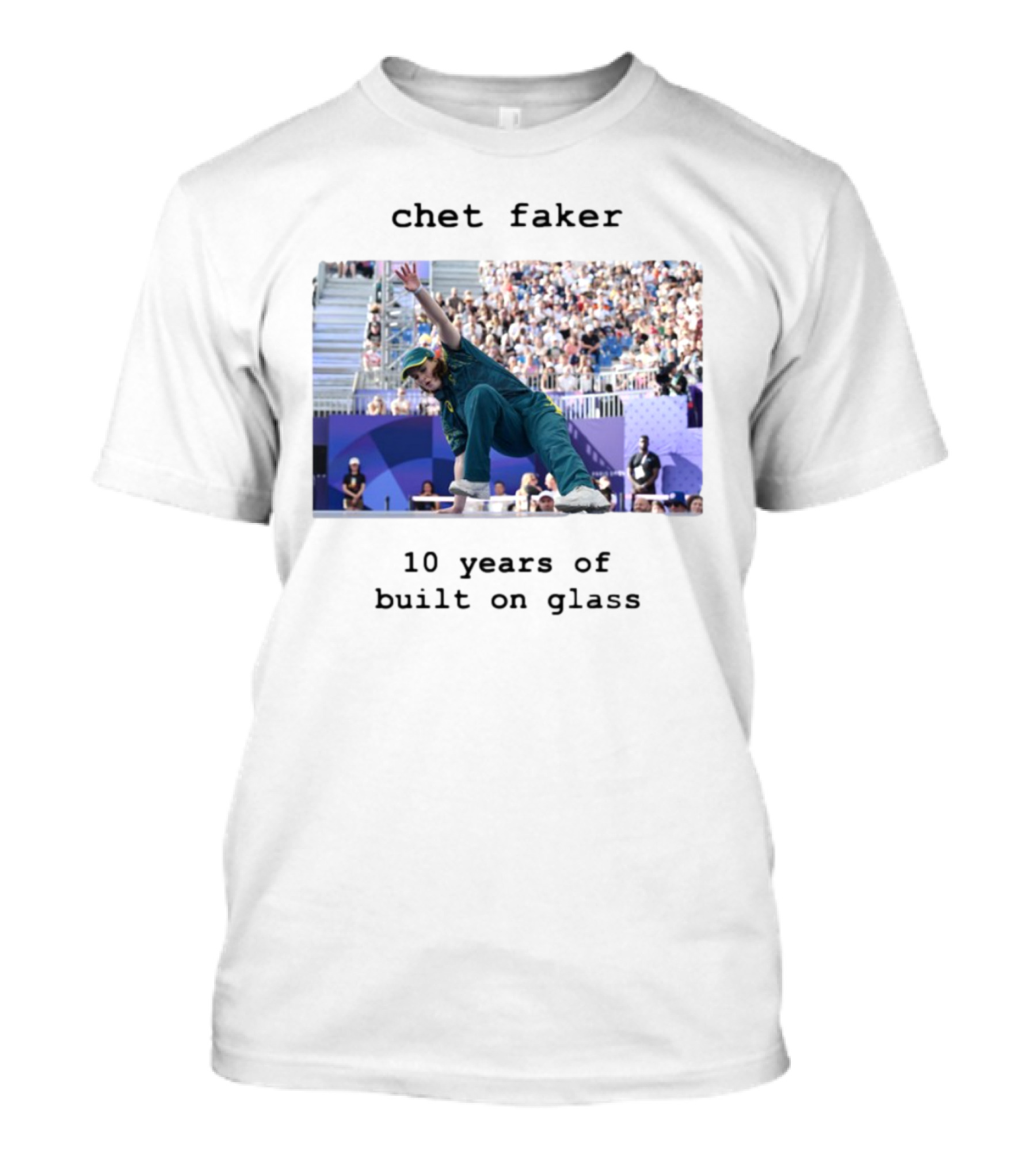 Chet Faker 10 Years Of Built On Glass Breakdancer Performance Event T-Shirt