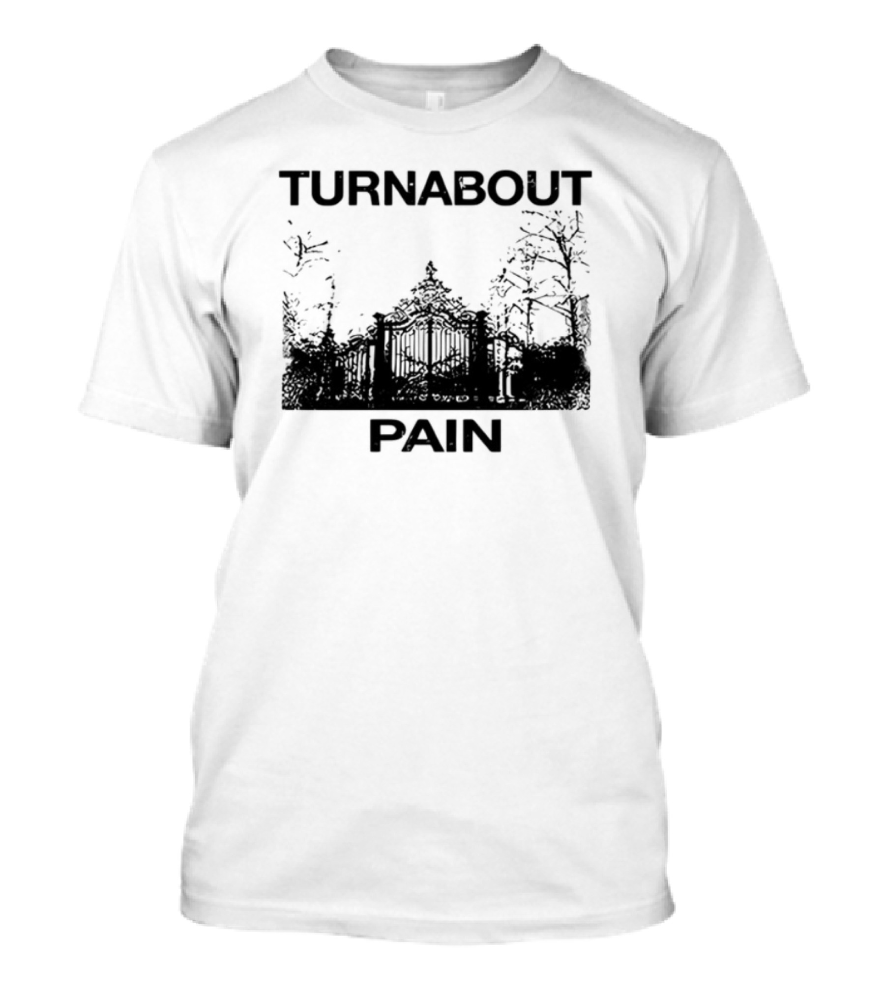 Turnabout Mansion Haunted Forest Scene T-Shirt