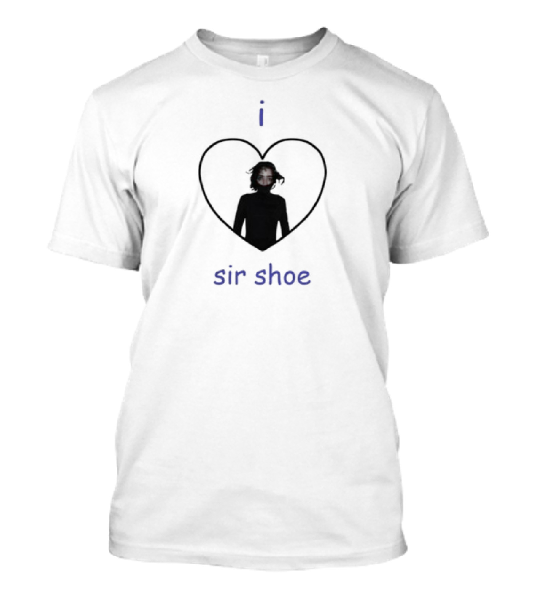 I Heart Sir Shoe Red-Eyed Icon In Heart T-Shirt