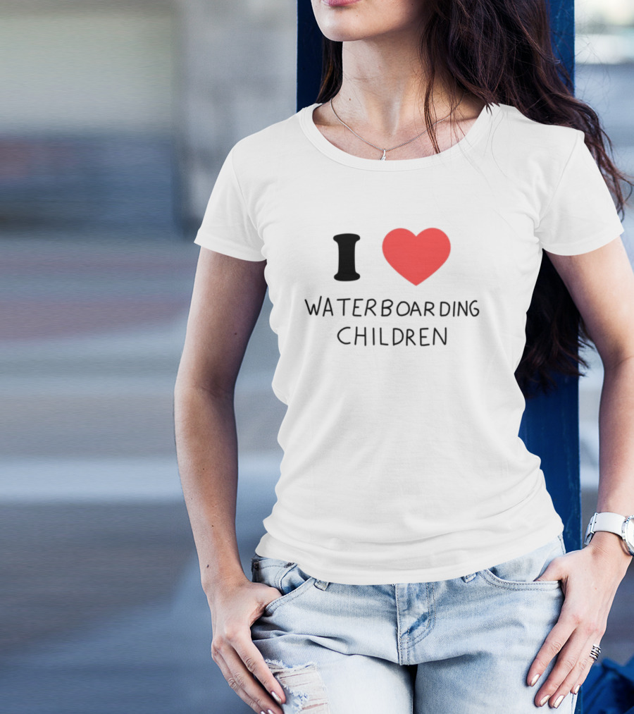 Kirsche I Love Waterboarding Children T-Shirt