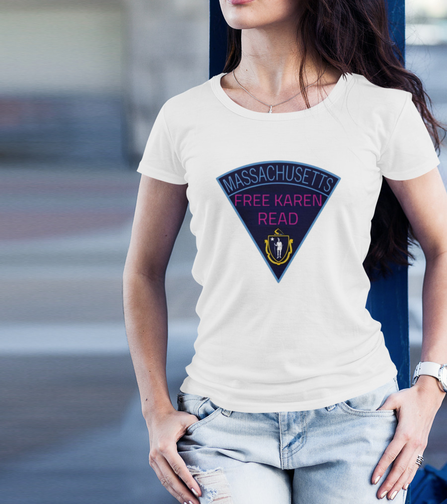 Massachusetts Free Karen Read Emblem Design T-Shirt