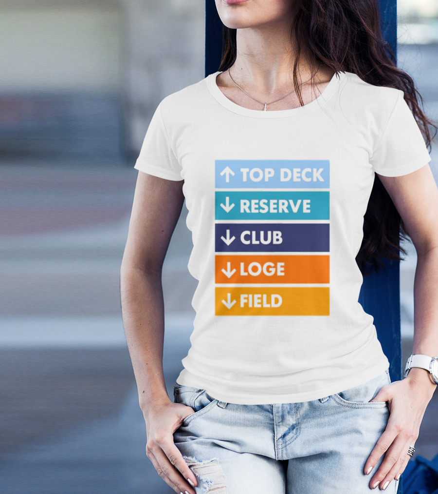 Top Deck Reserve Club Loge Field T-Shirt