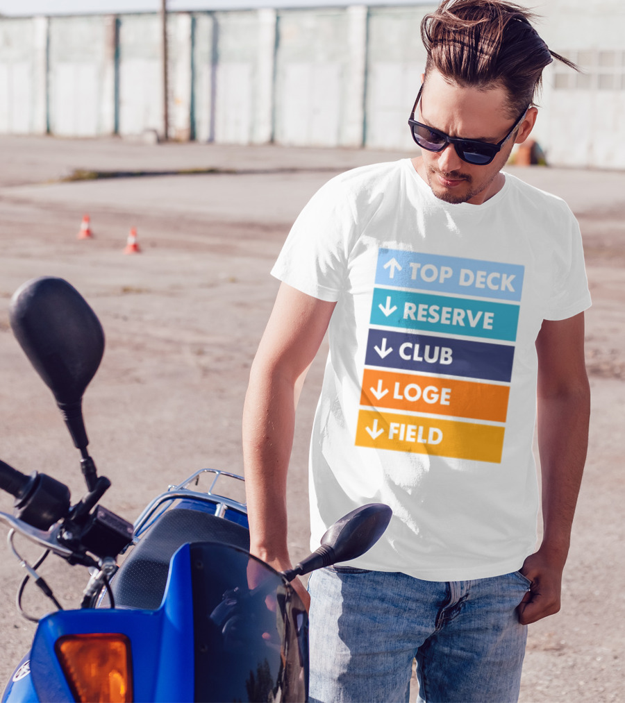 Top Deck Reserve Club Loge Field T-Shirt