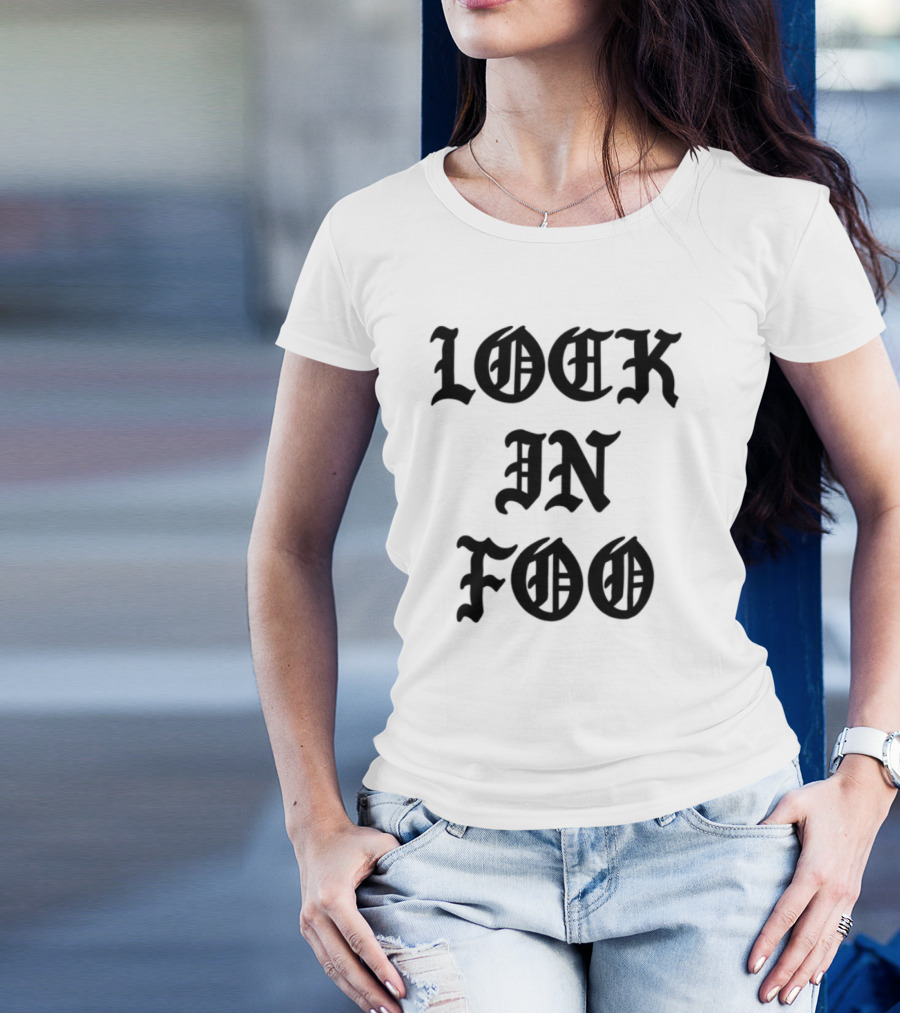 LOCK IN FOO Rock Metal Band Style T-Shirt