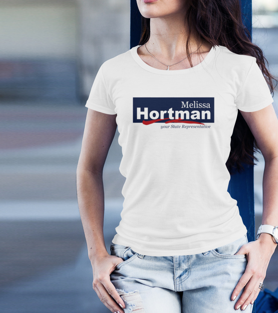 Melissa Hortman Your State Representative Red And Blue Typography T-Shirt