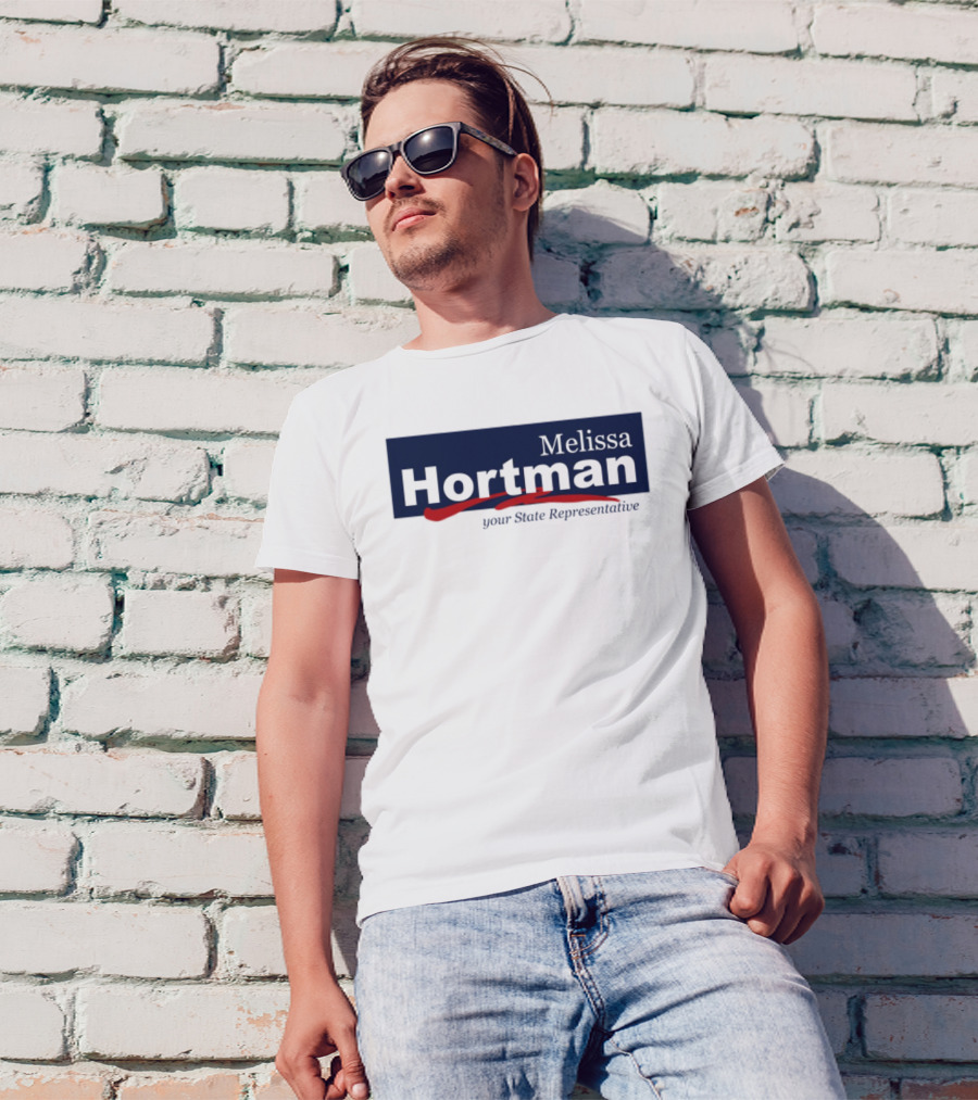 Melissa Hortman Your State Representative Red And Blue Typography T-Shirt