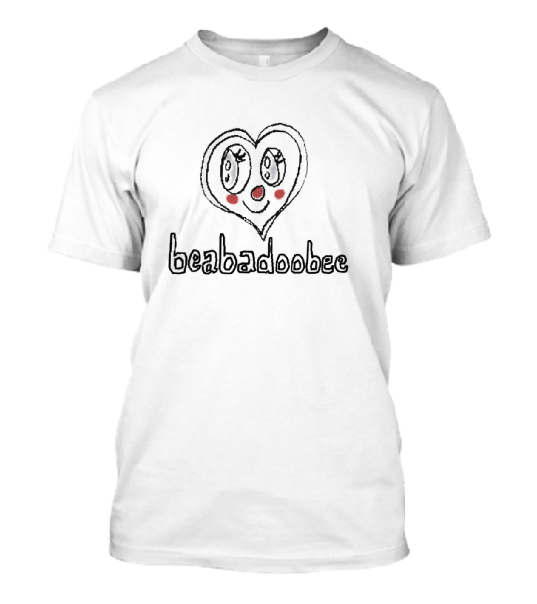 "Off White Heart Eyes Bubabobes" T-Shirt
