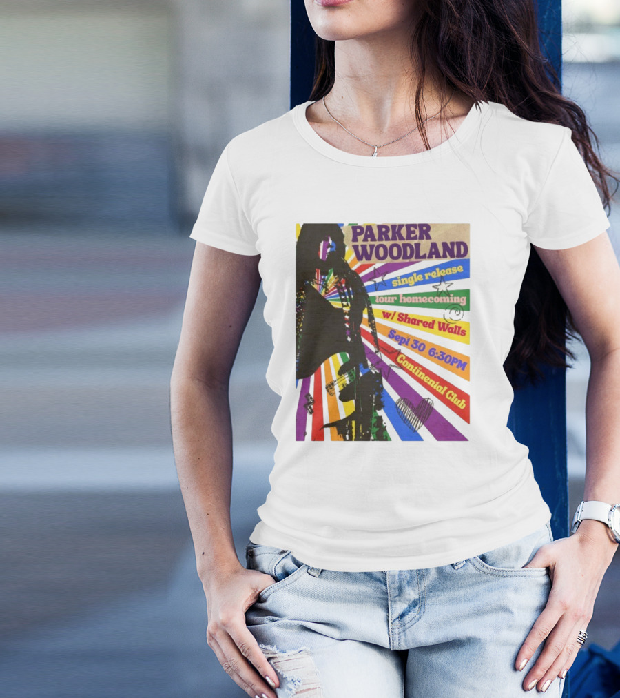 Parker Woodland Single Release Tour Homecoming W/Shared Walls Sept 30 6:30PM Continental Club T-Shirt