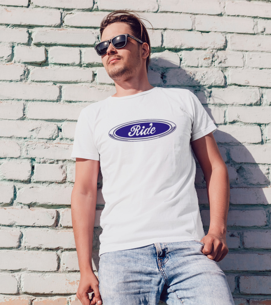Ride Heritage Oval Vintage Style T-Shirt