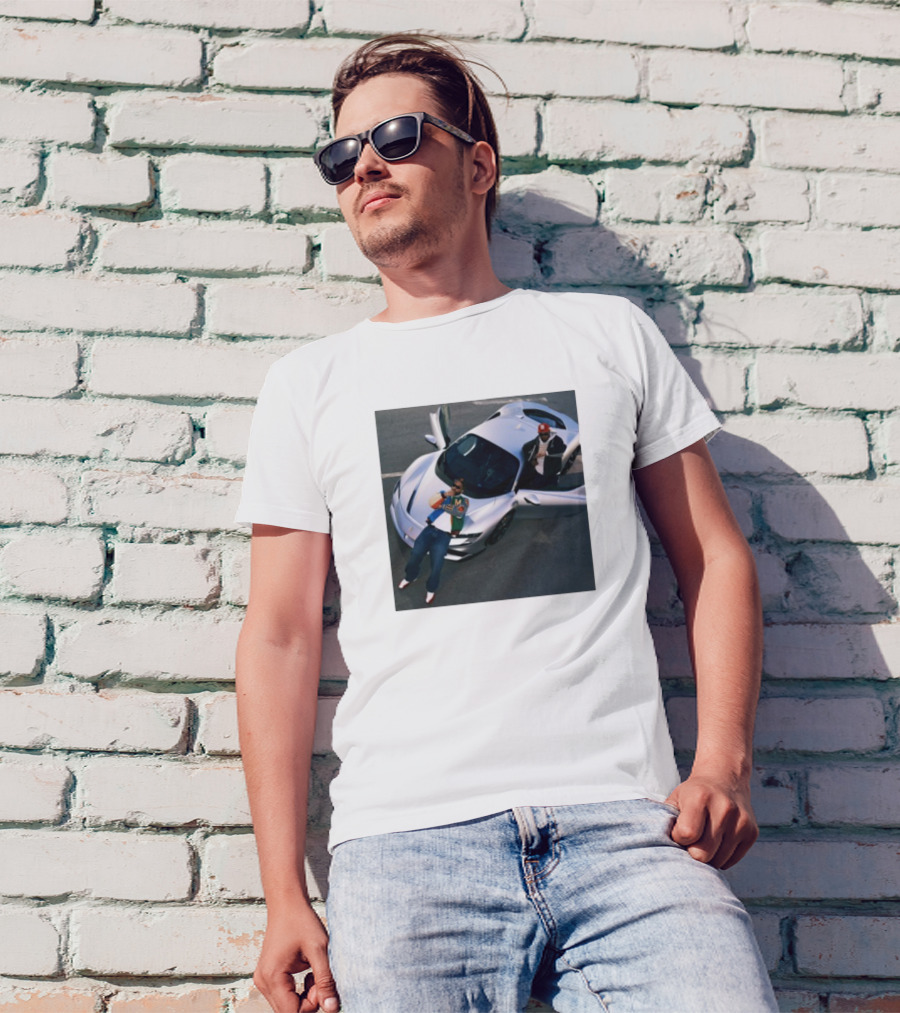 Until Night Comes Album Silver Sports Car Duo T-Shirt