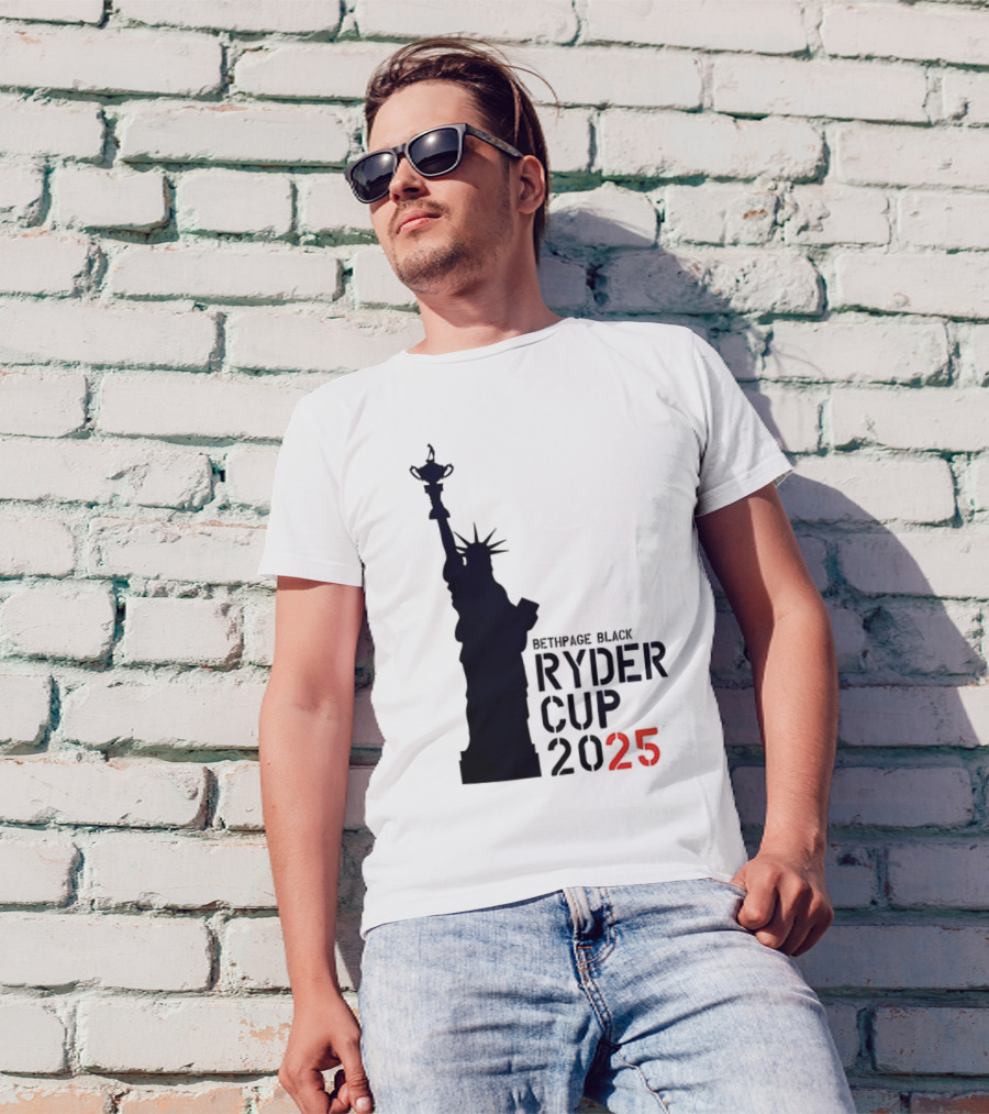 USA Ryder Cup 2025 Liberty Bethpage Black T-Shirt
