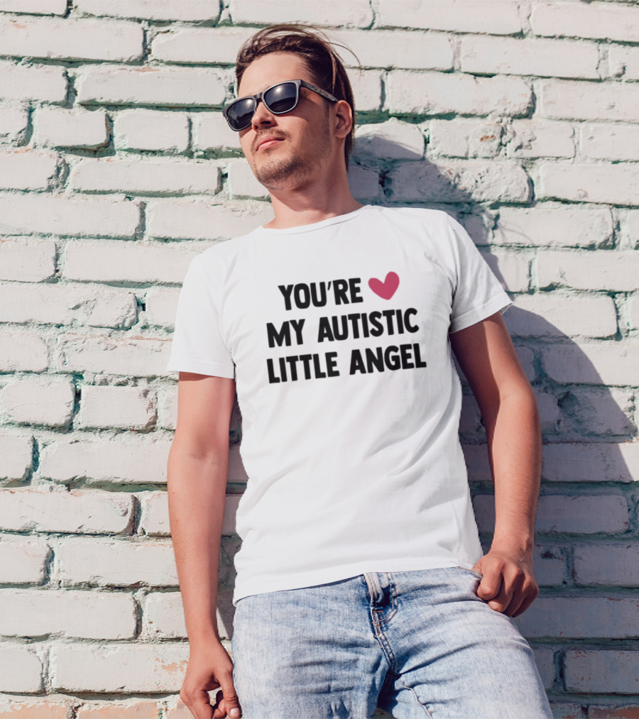 You're My Autistic Little Angel Heart T-Shirt