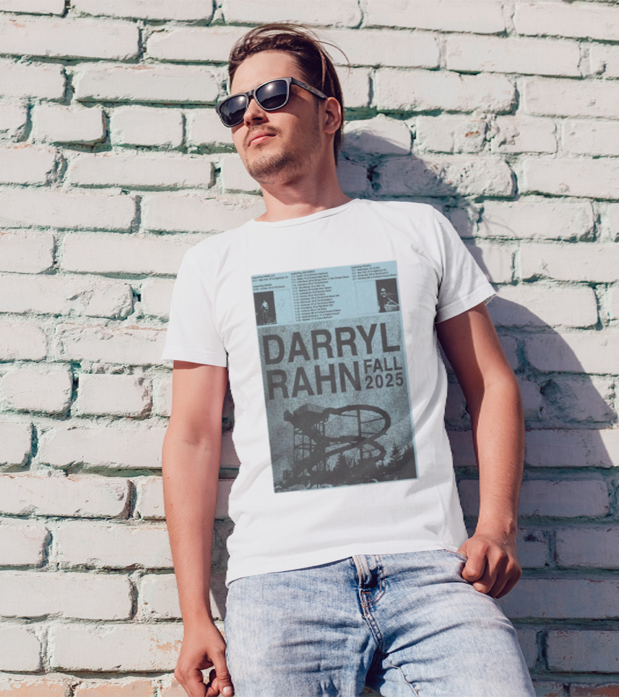 Darryl Rahn Fall Tour 2025 Water Slide Concert Dates T-Shirt