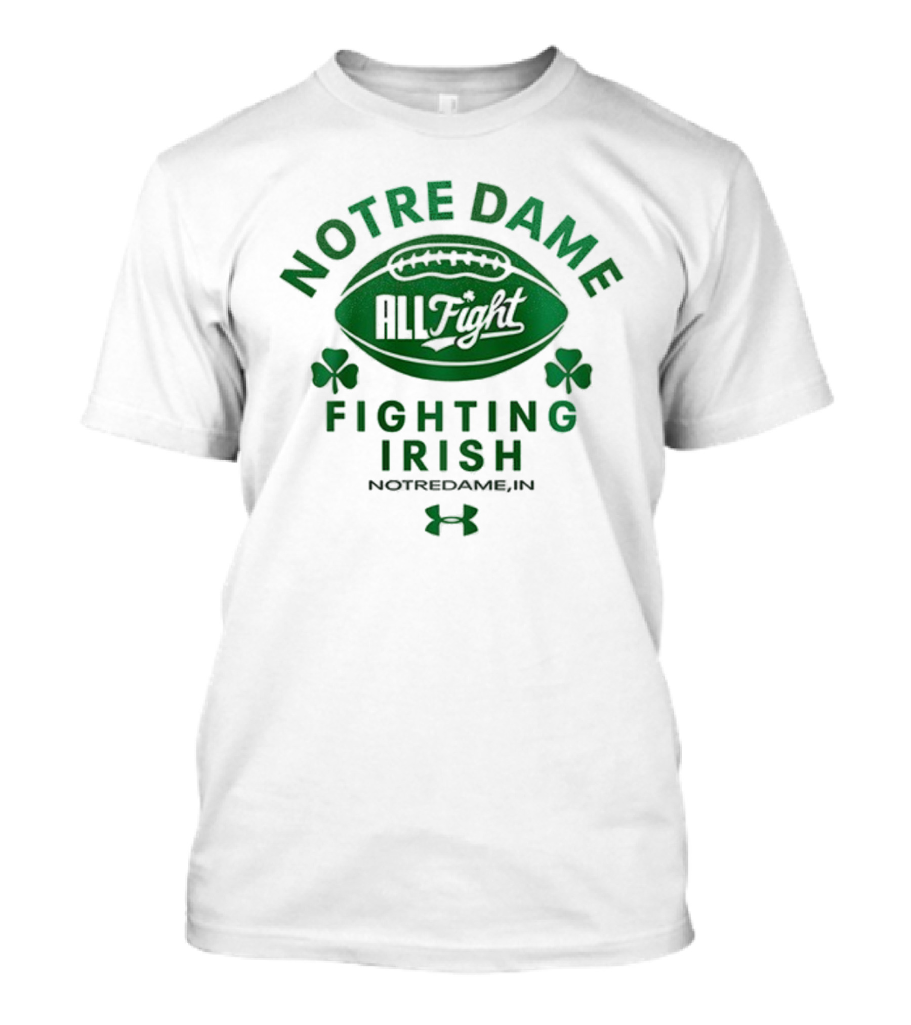 Notre Dame Fighting Irish All Fight Football NotreDameB.I.N Under Armour T-Shirt
