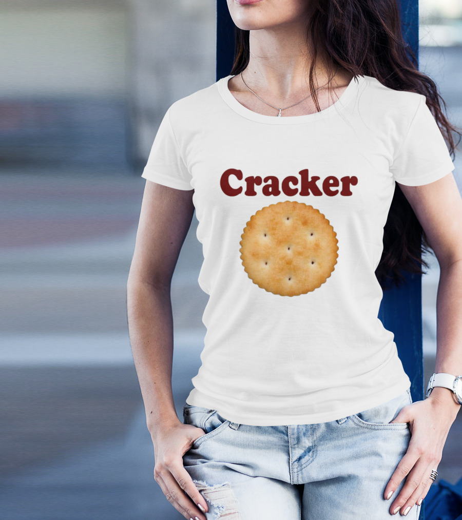 Cracker Biscuit Snack Round Baked Treat T-Shirt