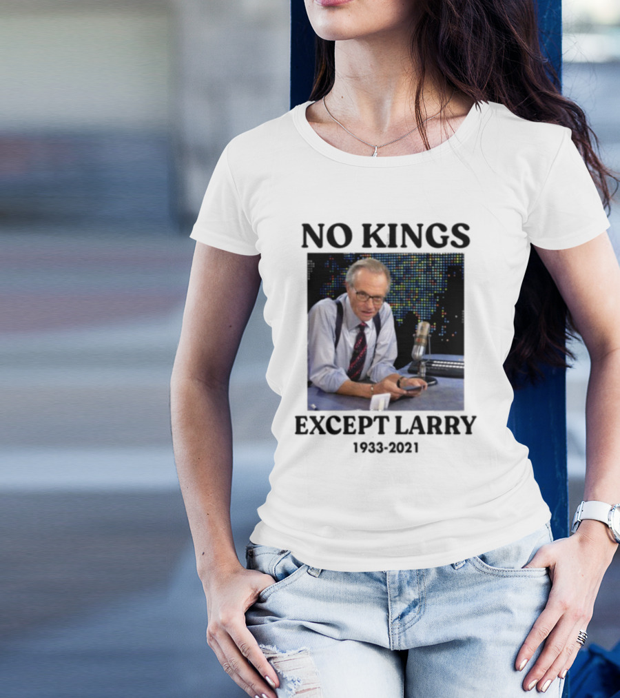 Justinboldaji Fuck Ice No Kings Except Larry 1933 2021 T-Shirt