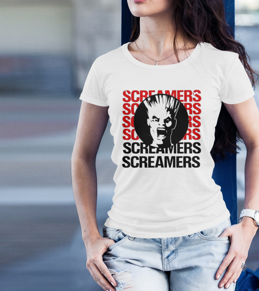 Screamers Demos Album Punk Iconic Silhouette T-Shirt