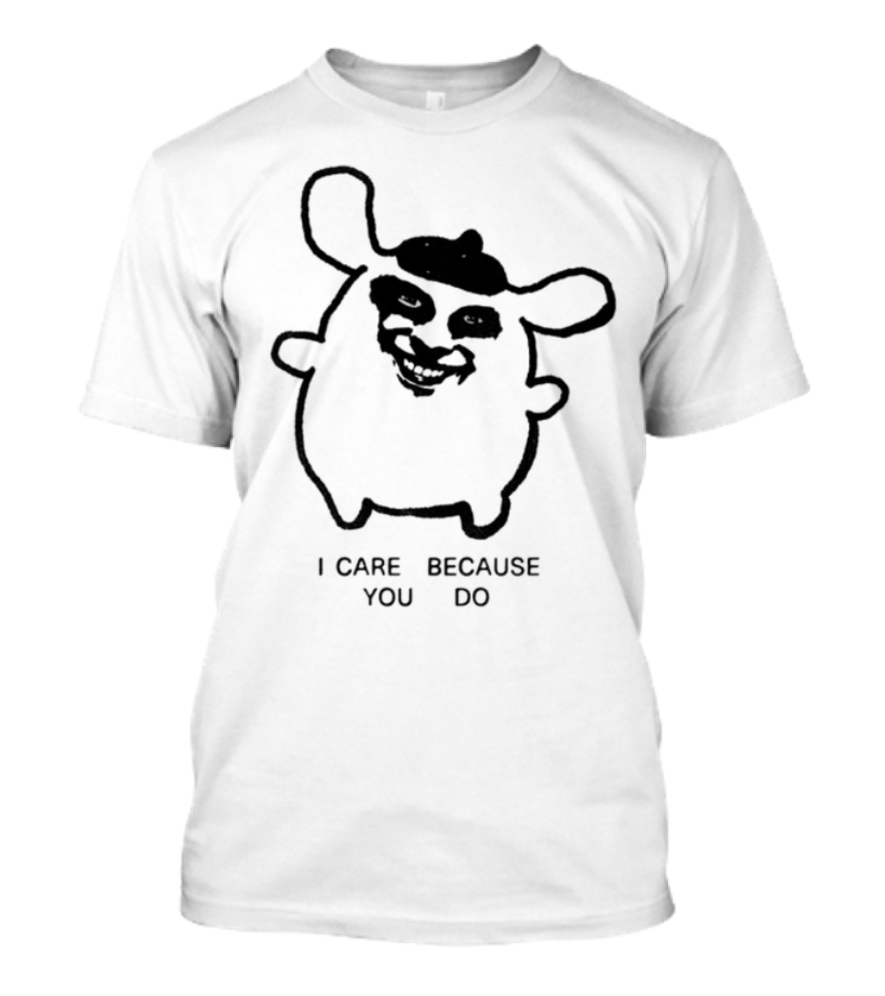 Asthmagasm I Care Because You Do Unique Cartoon Creature Pajamas T-Shirt