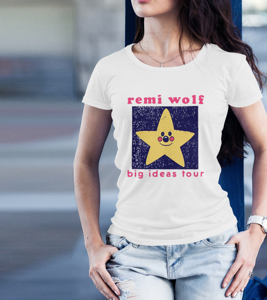Remi Wolf Big Ideas Tour Smiling Star T-Shirt