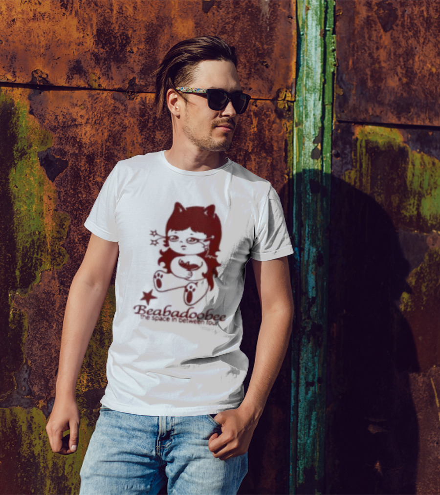 Beabadoobee The Space In Between Tour Cat Ears Character This Is How Tomorrow Moves T-Shirt