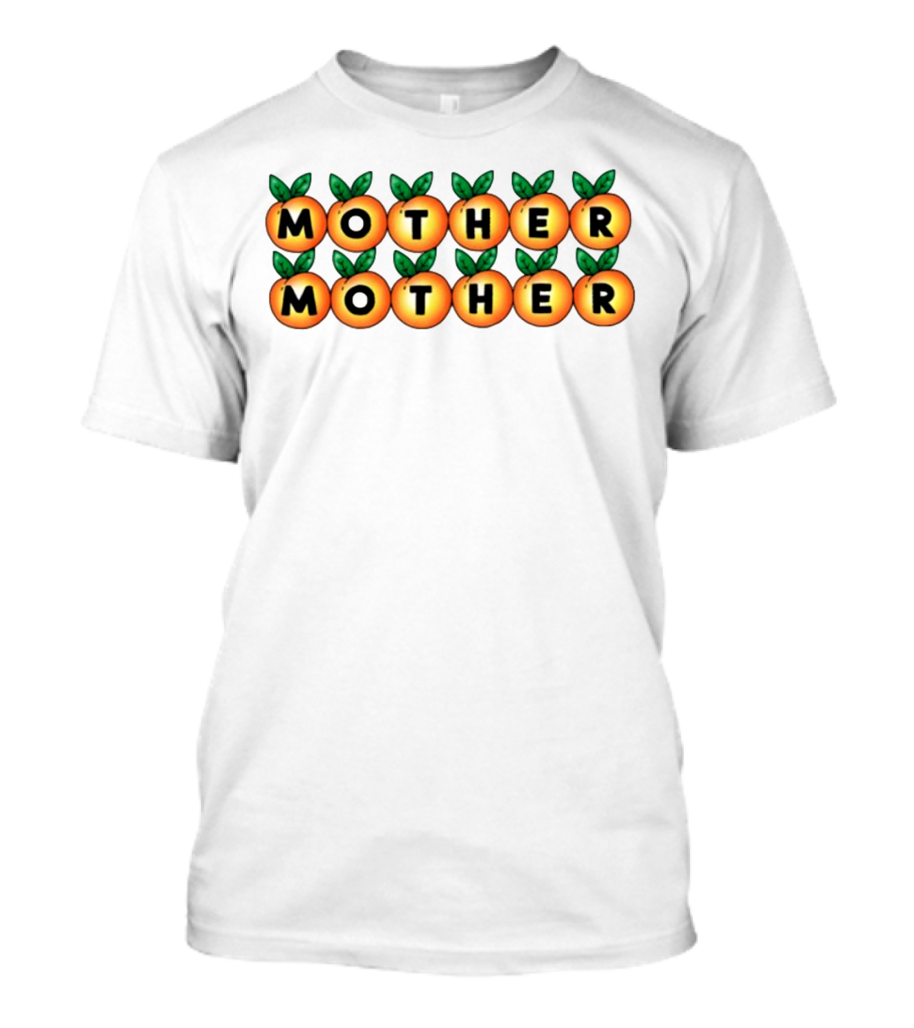 Mother Mother Peach Design Pattern T-Shirt