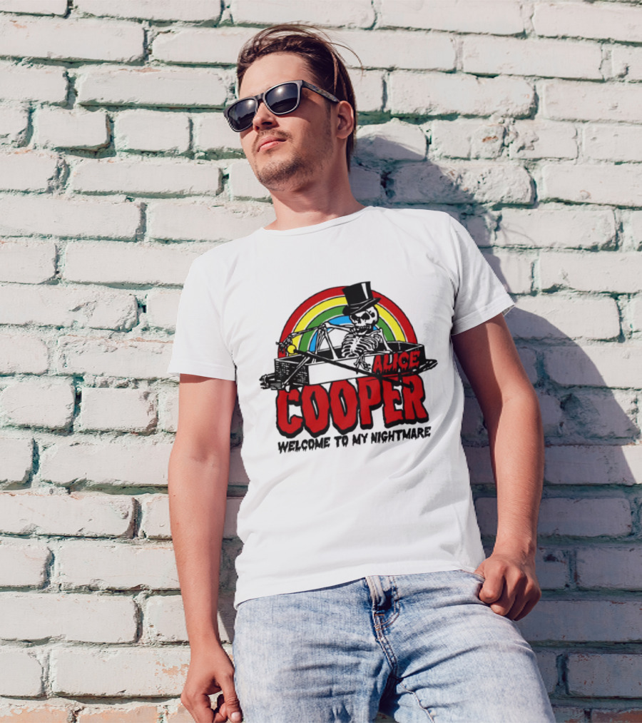 Alice Cooper Welcome To My Nightmare Rainbow Edition T-Shirt