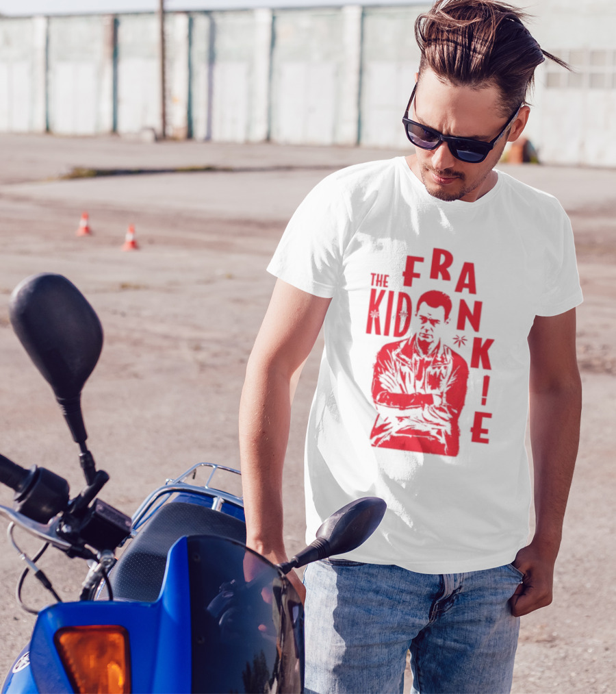 The Kid Frankie Kush Red Bold Text Outline T-Shirt