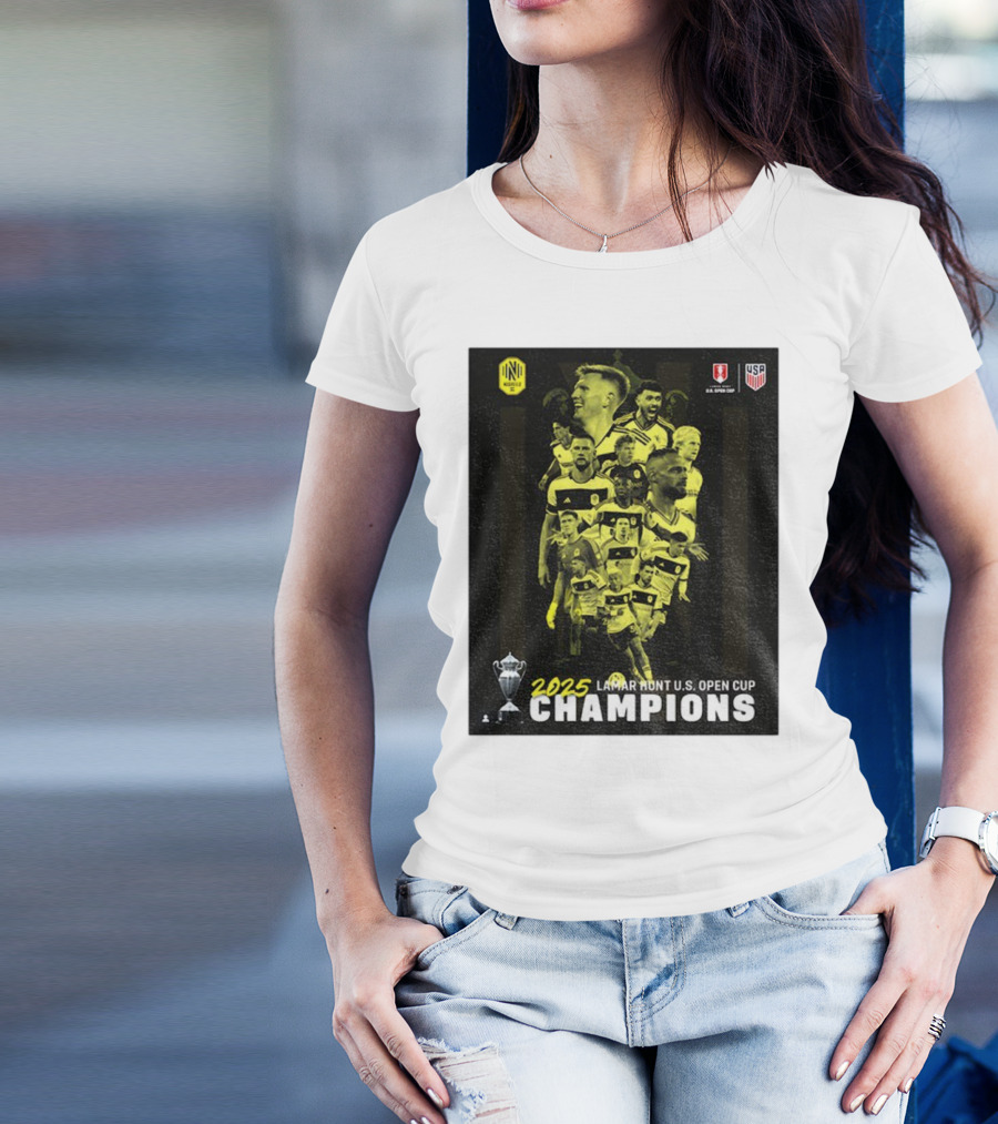 Nashville SC 2025 Lamar Hunt U.S. Open Cup Champions T-Shirt