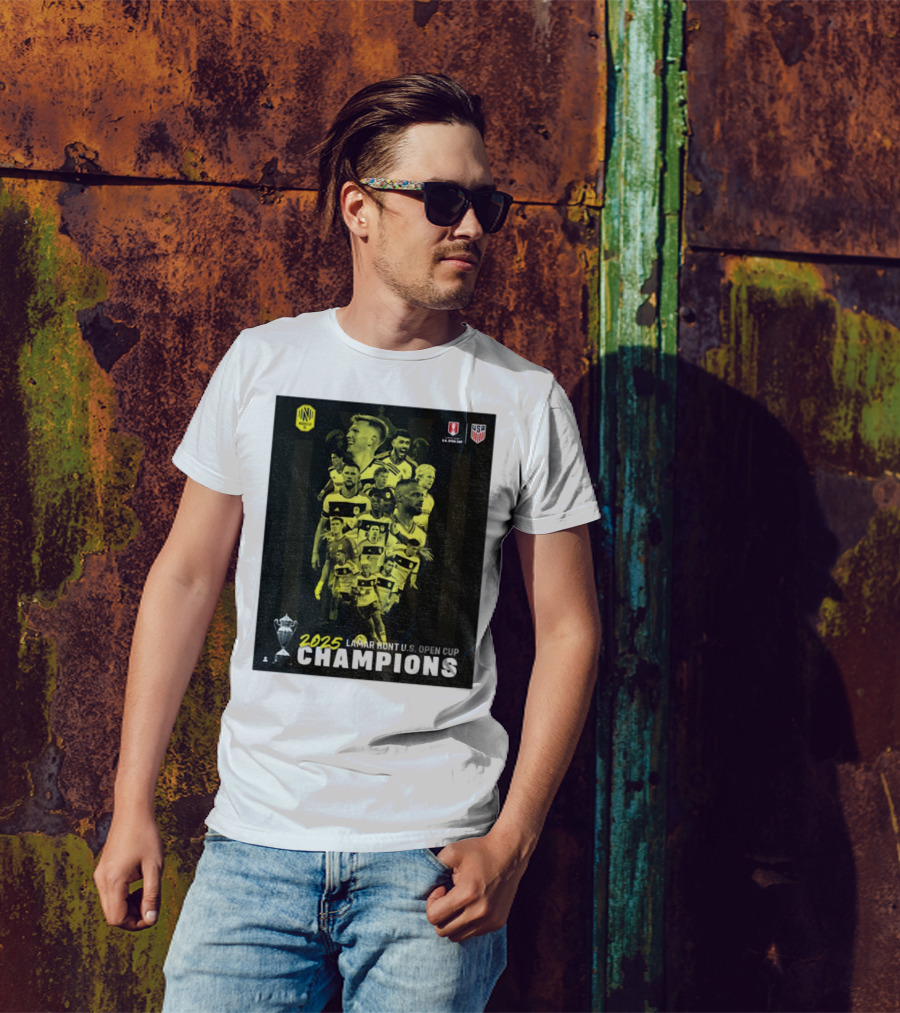 Nashville SC 2025 Lamar Hunt U.S. Open Cup Champions T-Shirt