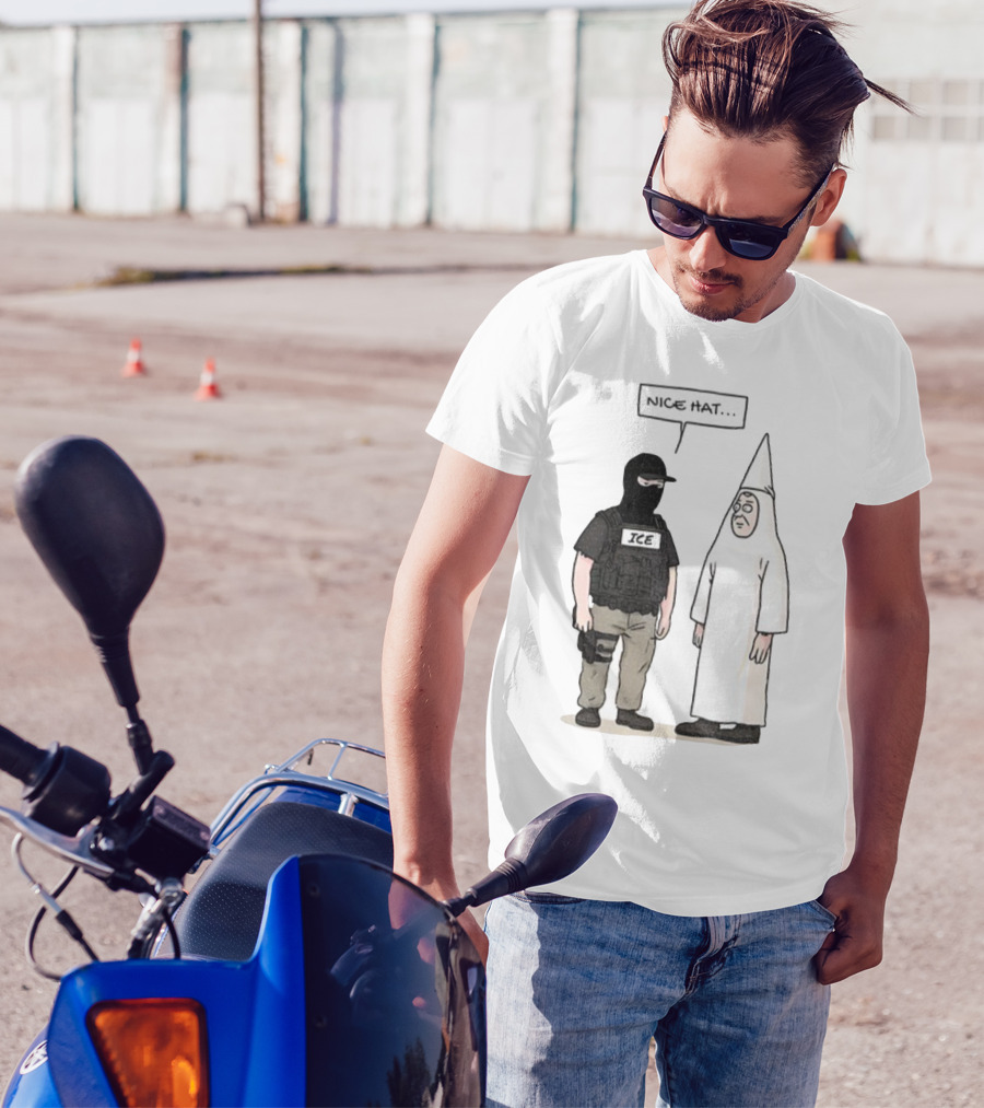 Subtle Fuck Trump Fuck ICE Nice Hat T-Shirt