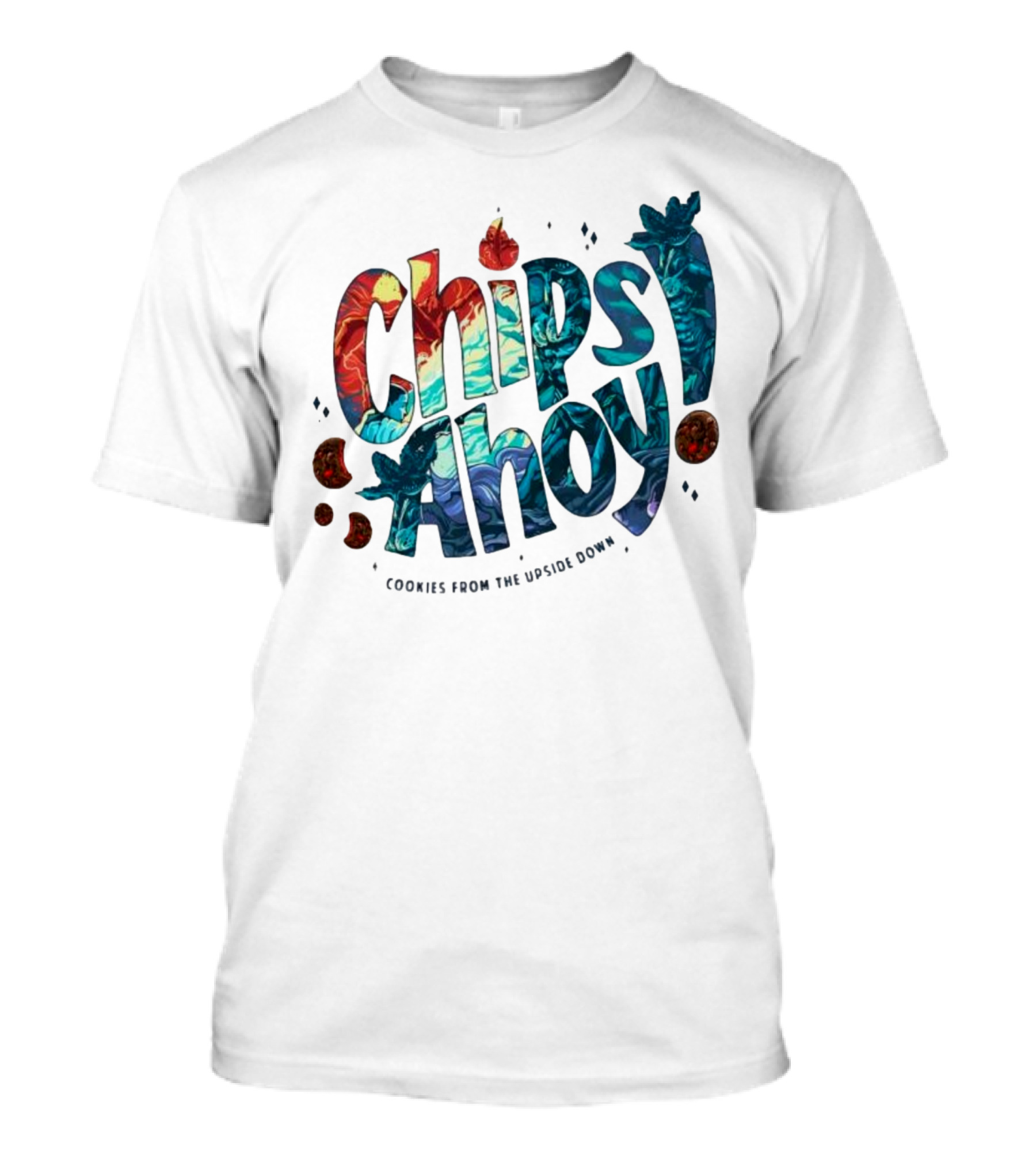 Chips Ahoy Cookies From The Upside Down Stranger Things Inspired T-Shirt