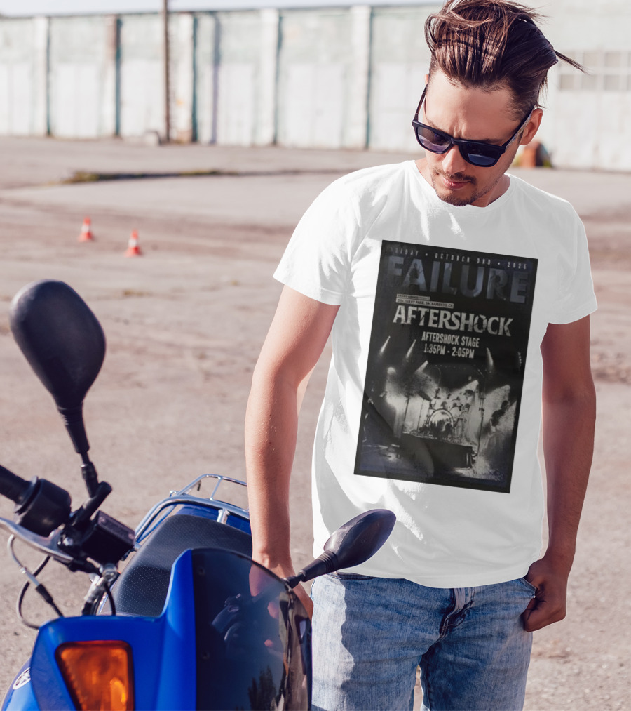 FAILURE Aftershock Discovery Park Sacramento October 3rd 2025 Tour T-Shirt