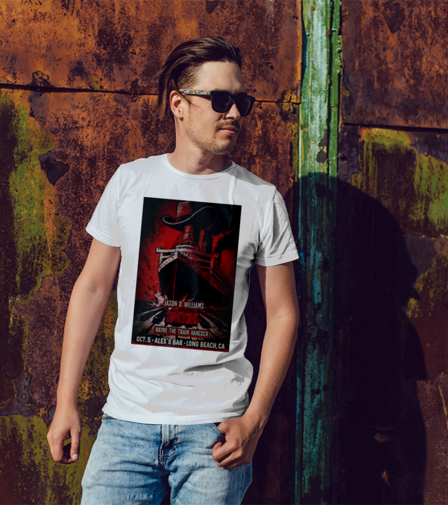 Jason D Williams Supersuckers Wayne Hancock Oct 5 Alex’s Bar Long Beach CA T-Shirt