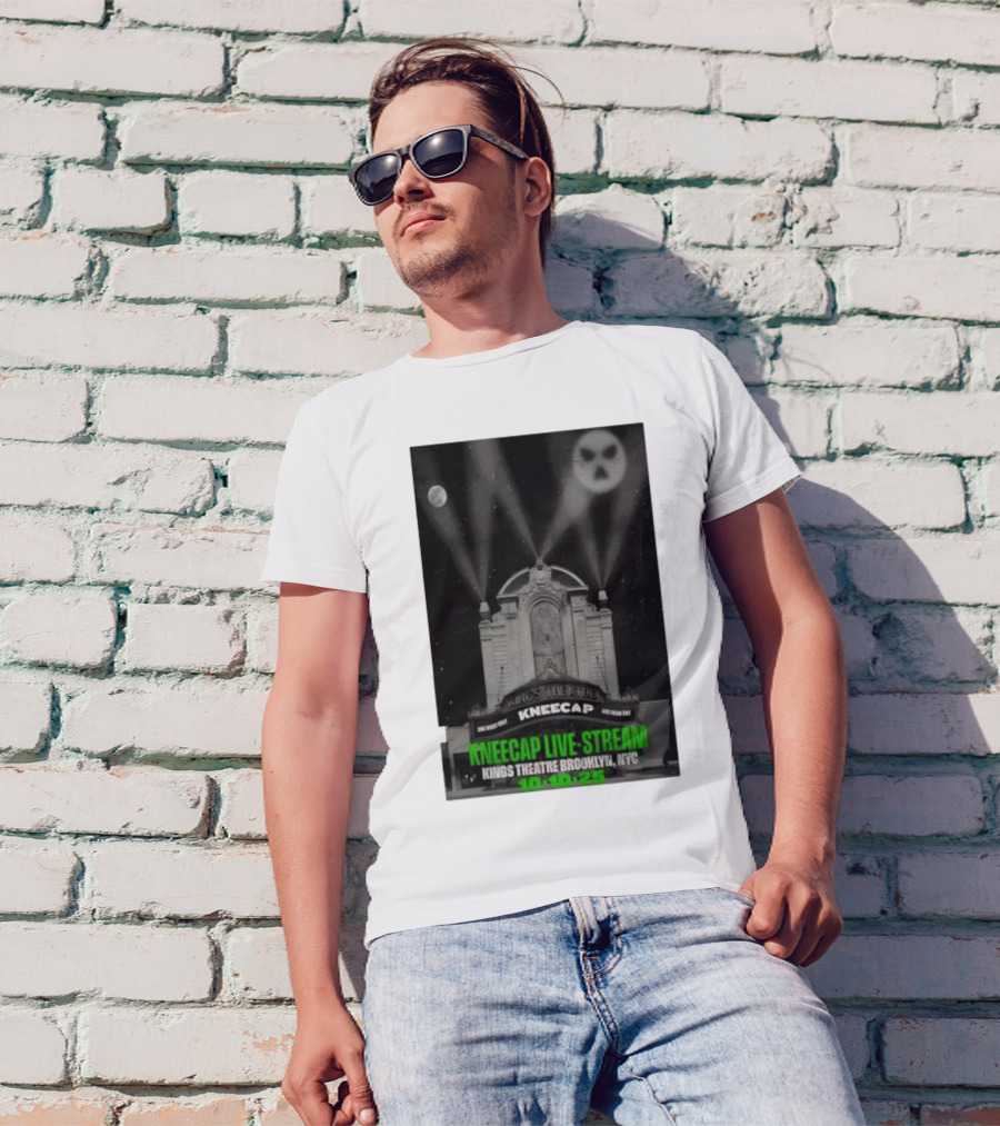 Kings Theatre Kneecap Live Stream Brooklyn NYC 10.10.25 T-Shirt