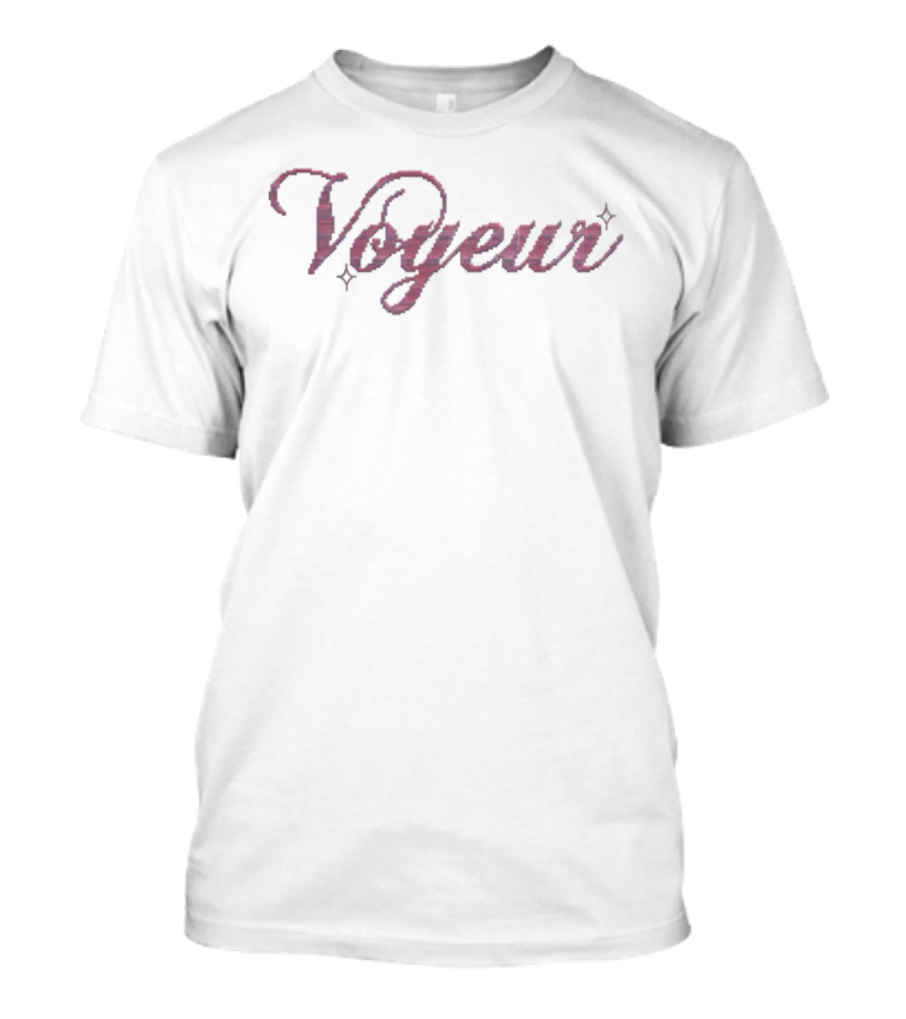 Alessi Rose Voyeur Vintage Script Lettering T-Shirt