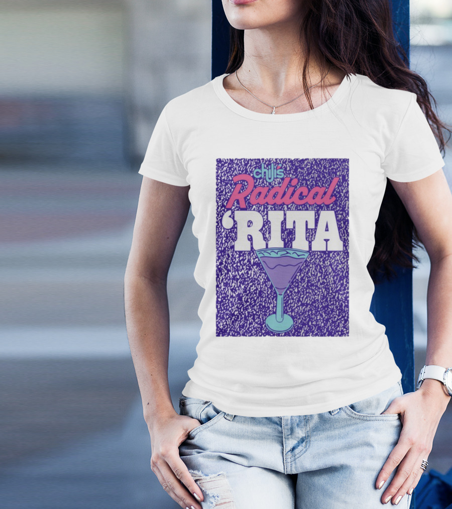 Chili's Radical Rita Retro Cocktail Margarita Vibes T-Shirt