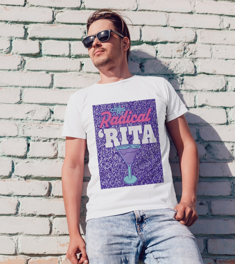 Chili's Radical Rita Retro Cocktail Margarita Vibes T-Shirt
