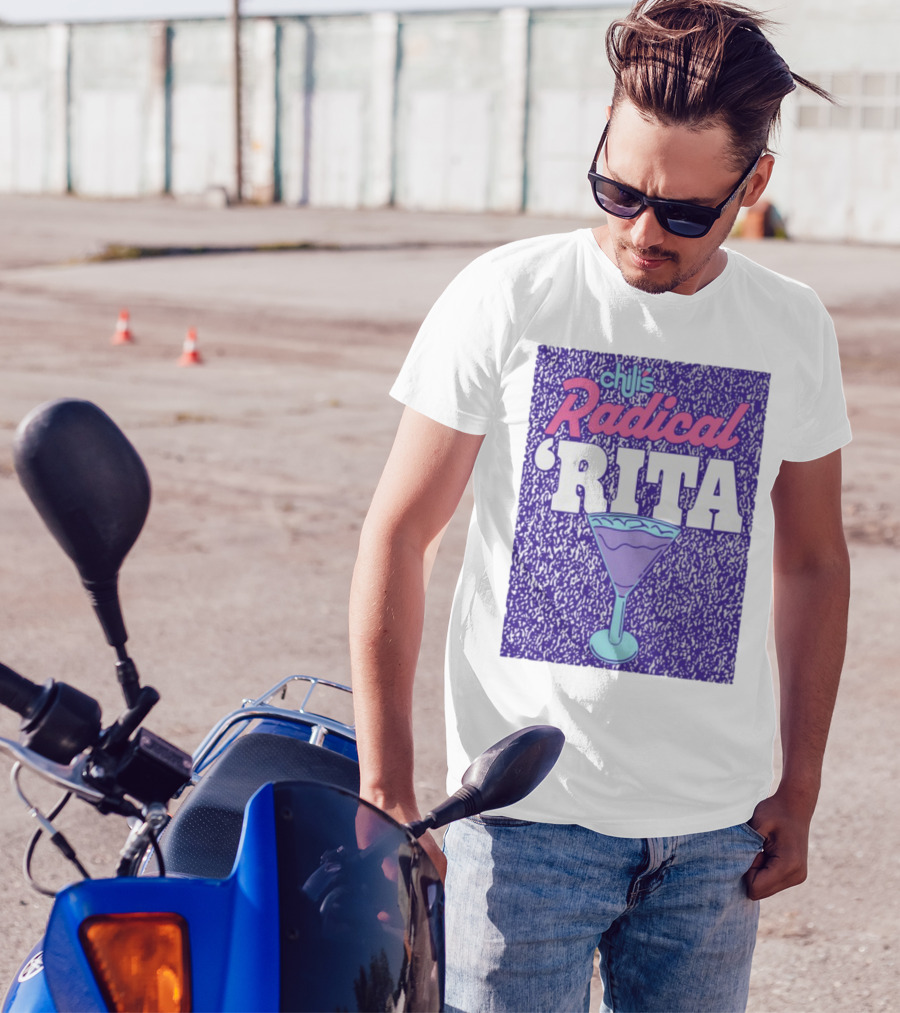 Chili's Radical Rita Retro Cocktail Margarita Vibes T-Shirt