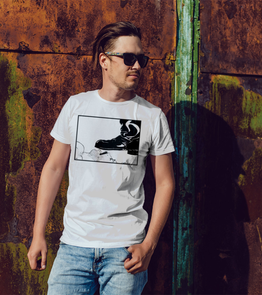 Gay Leather Boot LGBTQ Boseck Bondage Pride T-Shirt