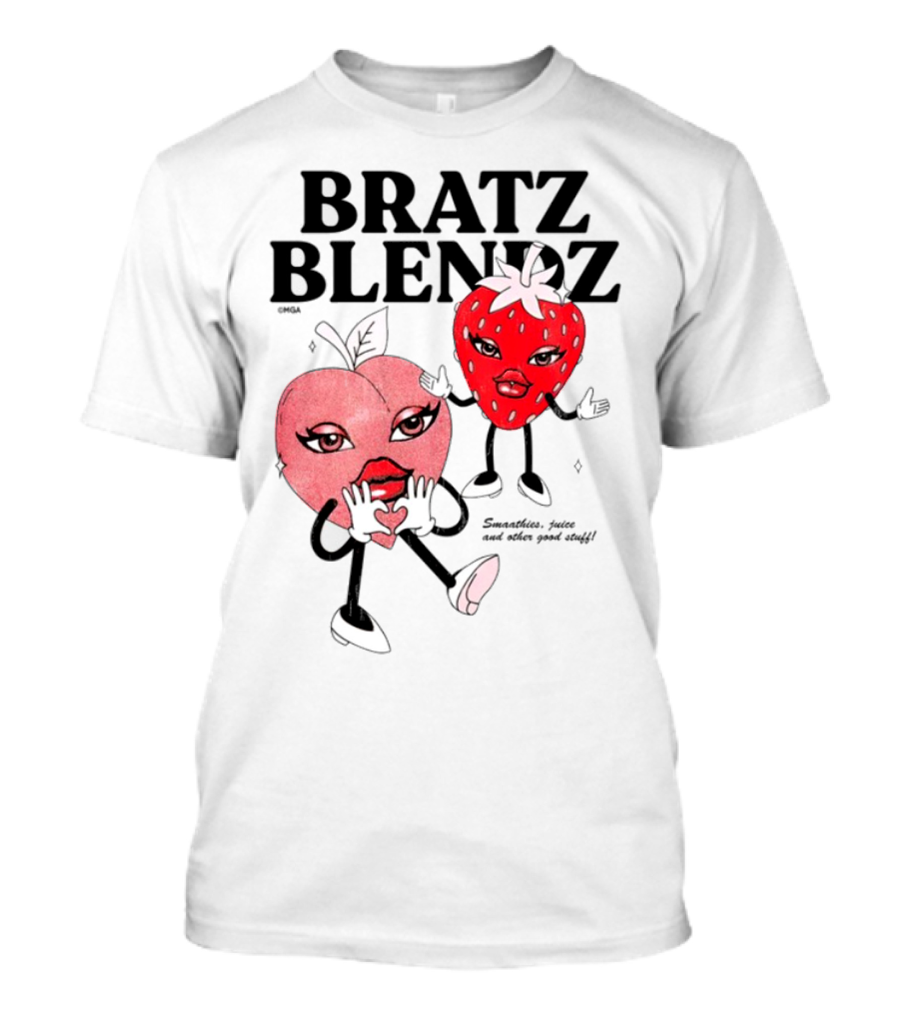 Sad Patron Stylin Bratz Blendz Fruit Characters T-Shirt