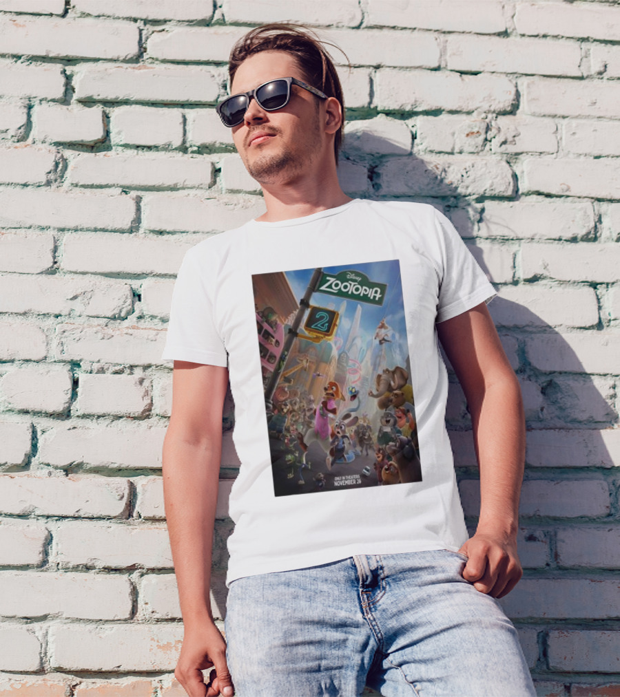 Disney Zootopia 2 Movie November 26 Only In Theaters T-Shirt