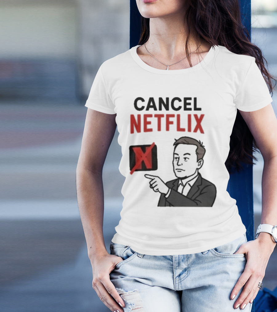 Cancel Netflix Elon Musk Meme Viral Support T-Shirt