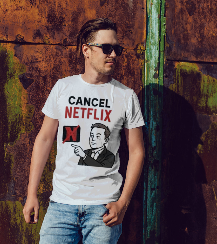 Cancel Netflix Elon Musk Meme Viral Support T-Shirt
