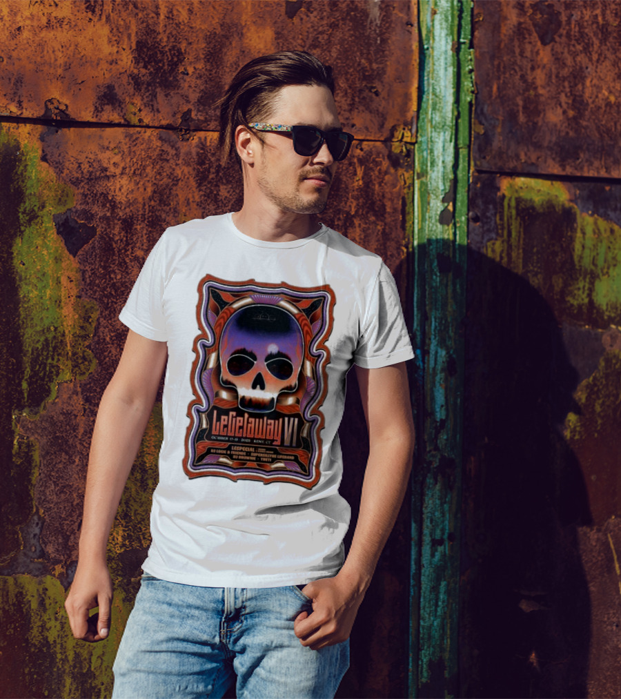 LeGetaway VI Lespecial October 17-19 2025 Kent CT Skull DJ Logic Supersillyus Lifeband T-Shirt