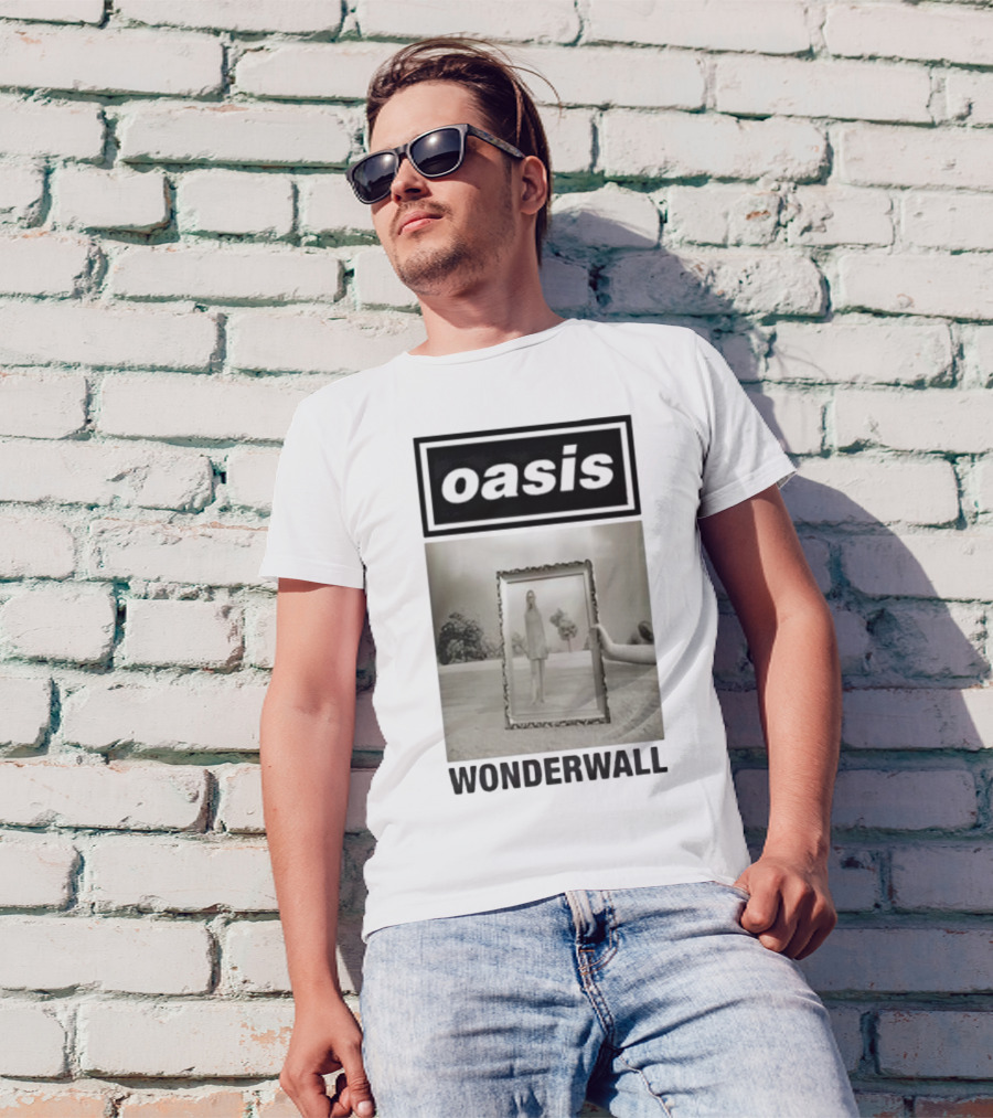 Oasis Wonderwall Single Oasisinet Visual T-Shirt